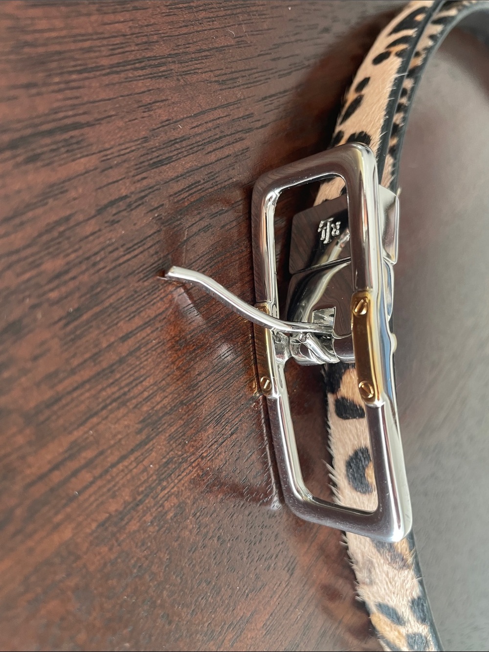 Ralph Lauren calf skin reversible belt - Picture 3 of 10